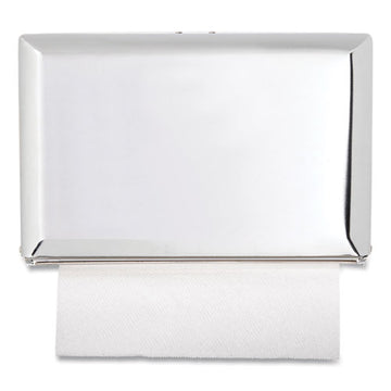 San Jamar® Singlefold Paper Towel Dispenser, 10.75 X 6 X 7.5, Chrome freeshipping - TVN Wholesale